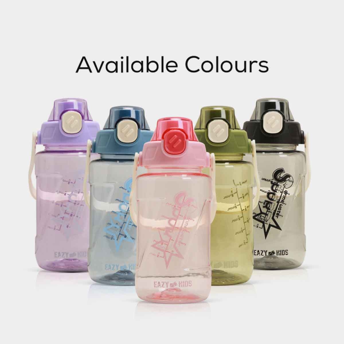 إيزي كيدز زجاجة ماء سعة 550 مل بتصاميم منوعة