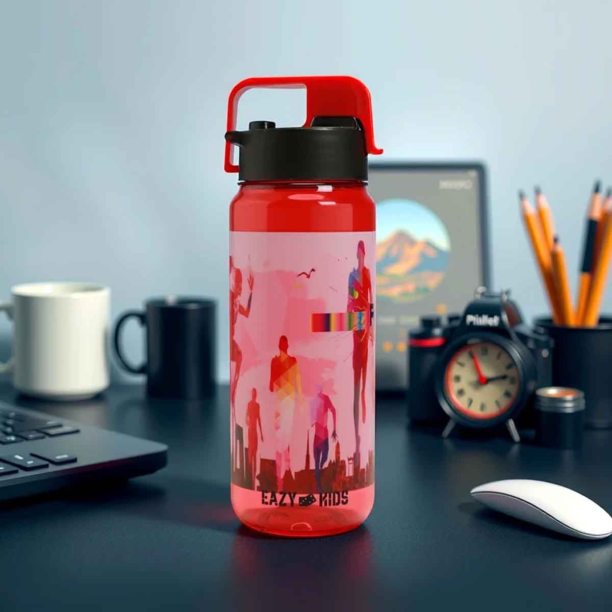 إيزي كيدز زجاجة ماء سعة 750 مل بتصاميم منوعة