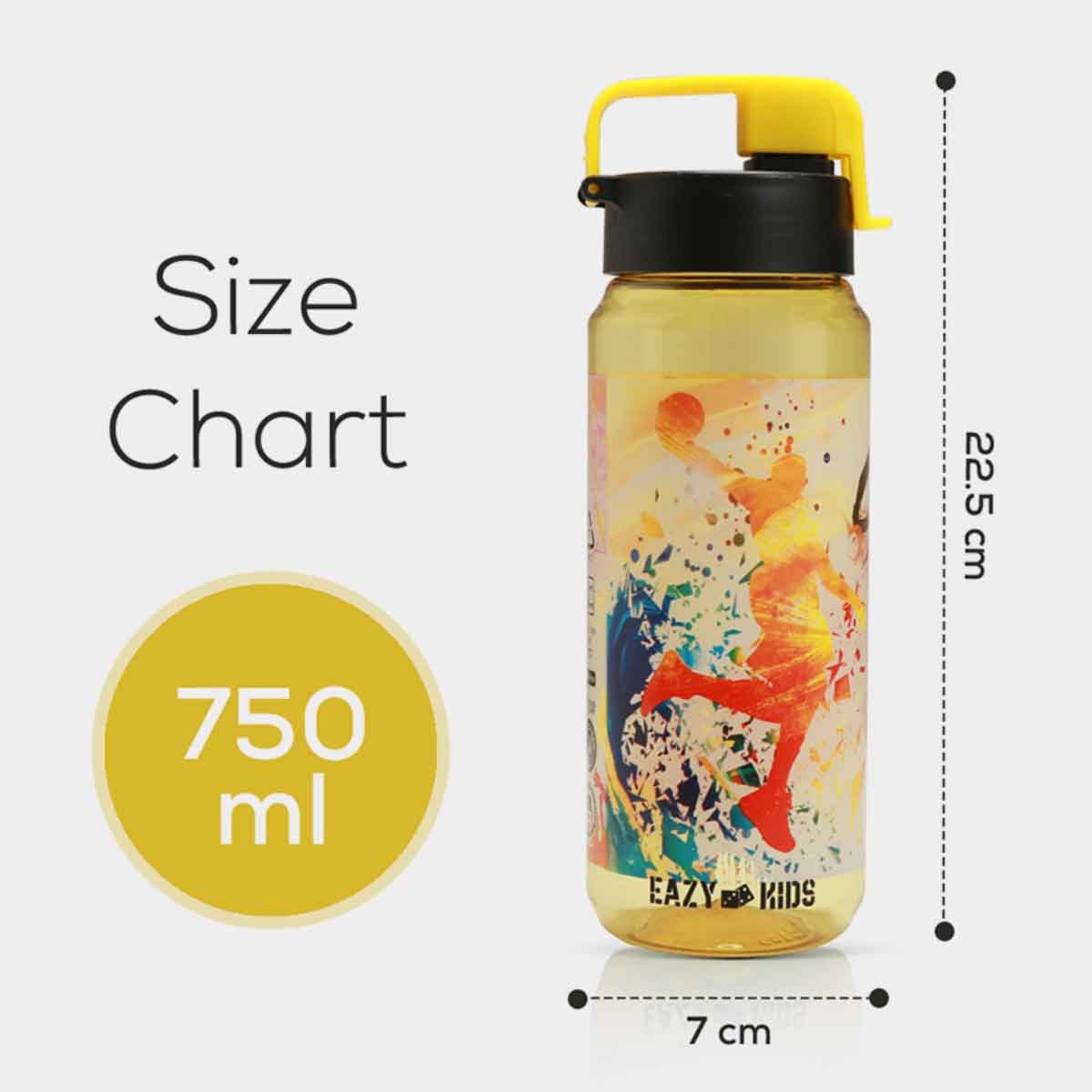 إيزي كيدز زجاجة ماء سعة 750 مل بتصاميم منوعة