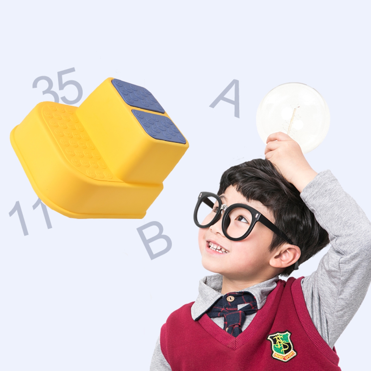 إيزي كيدز مقعد سلّم أصفر للرضع، 0-2 سنة