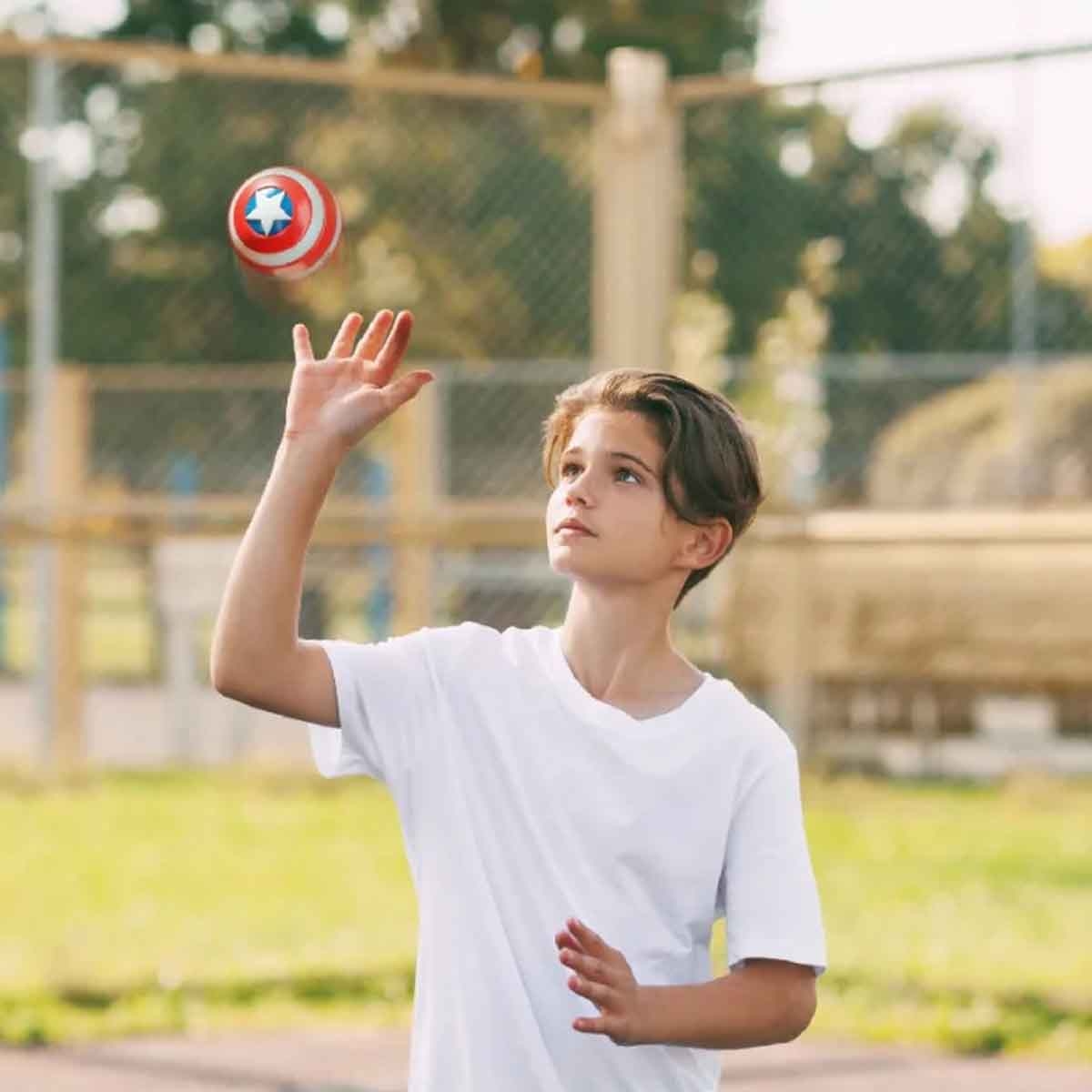 إيولو كرة سوبر باونسرز كابتن أمريكا من مارفل للجنسين، 3-4 سنوات