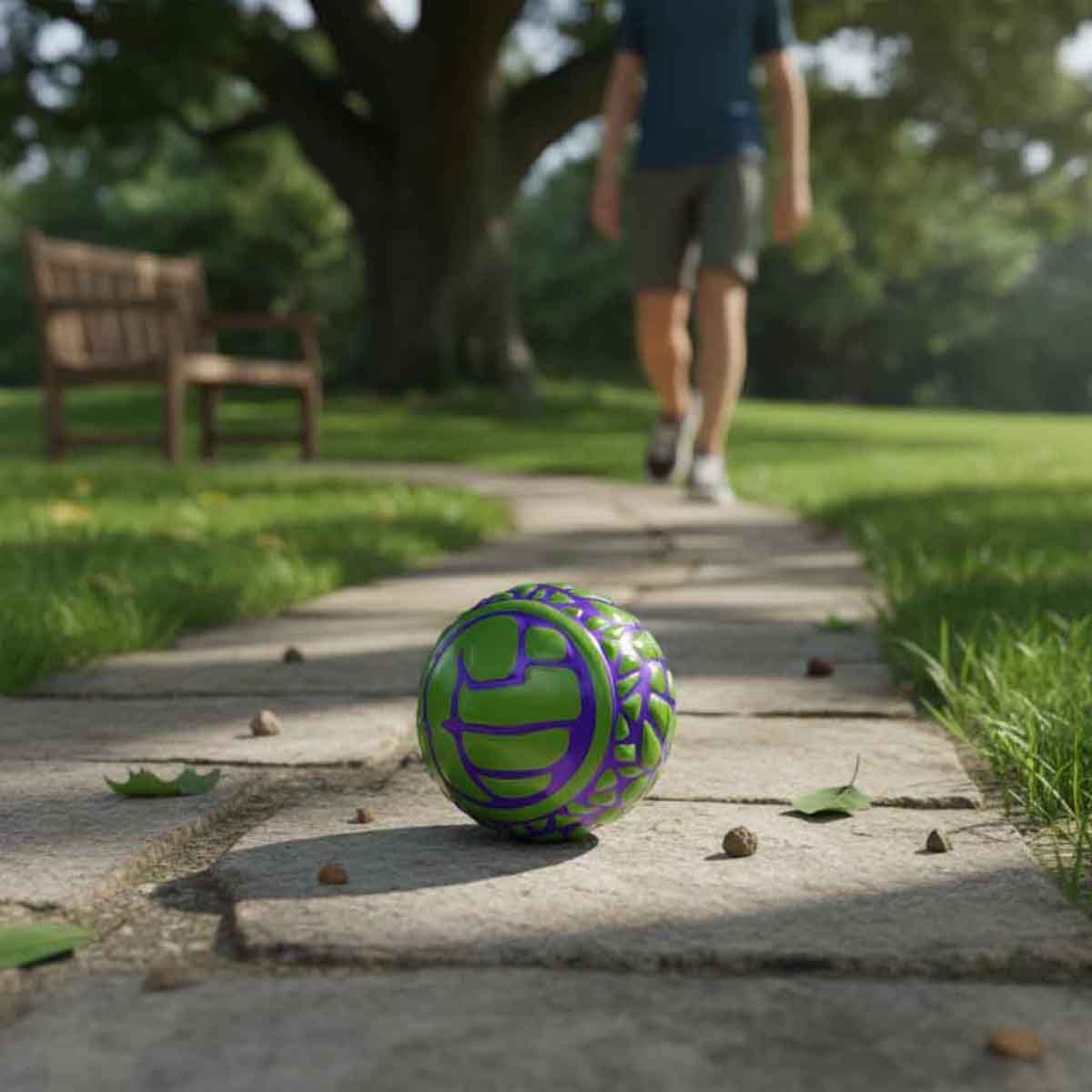 إيولو كرة سوبر باونسرز هالك من مارفل للأولاد، 3-4 سنوات