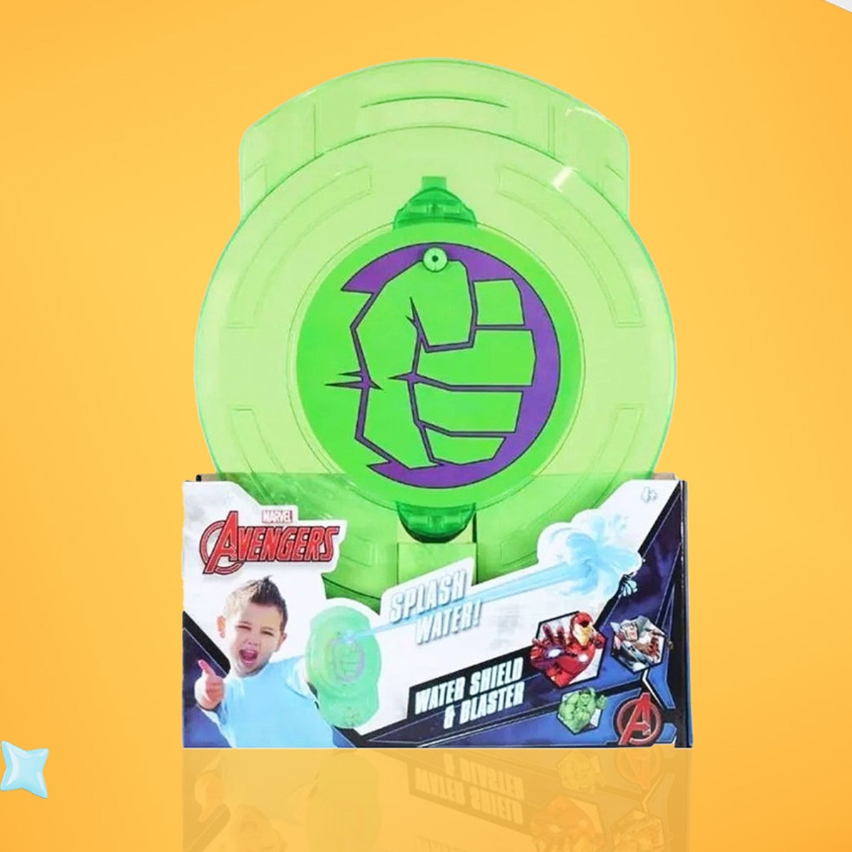 إولو تويز مارفل هولك درع ماء ومسدس للجنسين، 5-7 سنوات