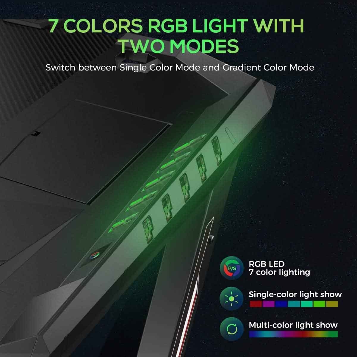 يوريكا Z2 جنرال سيريز 51 بوصة مكتب ألعاب RGB