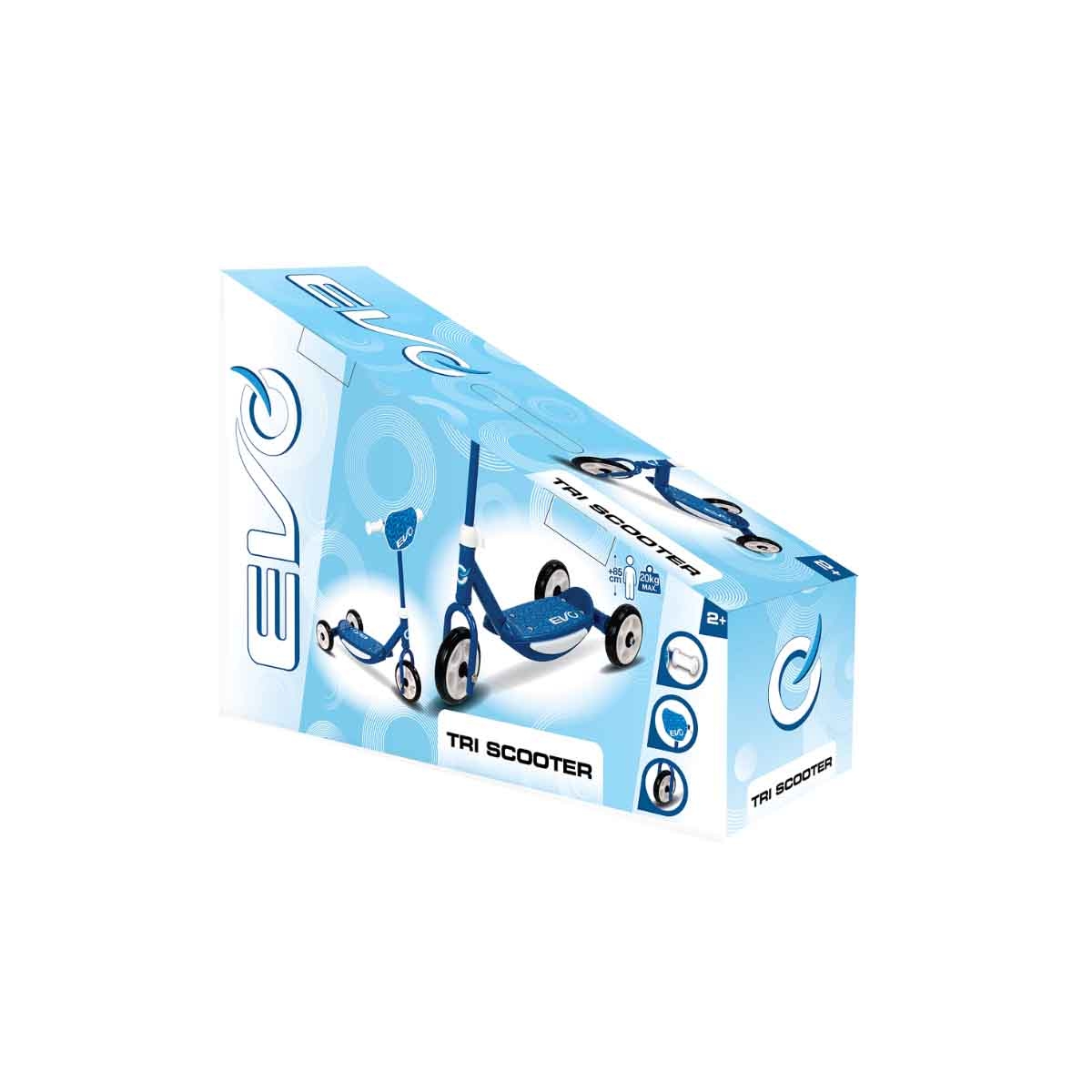 إيفو سكوتر ركوب ثلاثي العجلات أزرق للأولاد، 3-4 سنوات