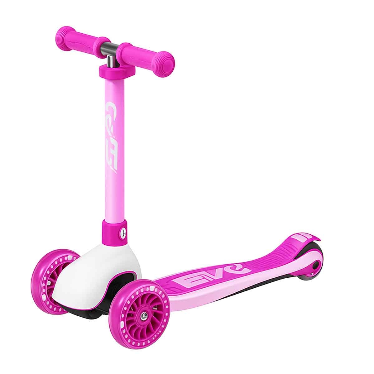 إيفو سكوتر ركوب 4-في-1 إيفولف وردي للبنات، 3-4 سنوات