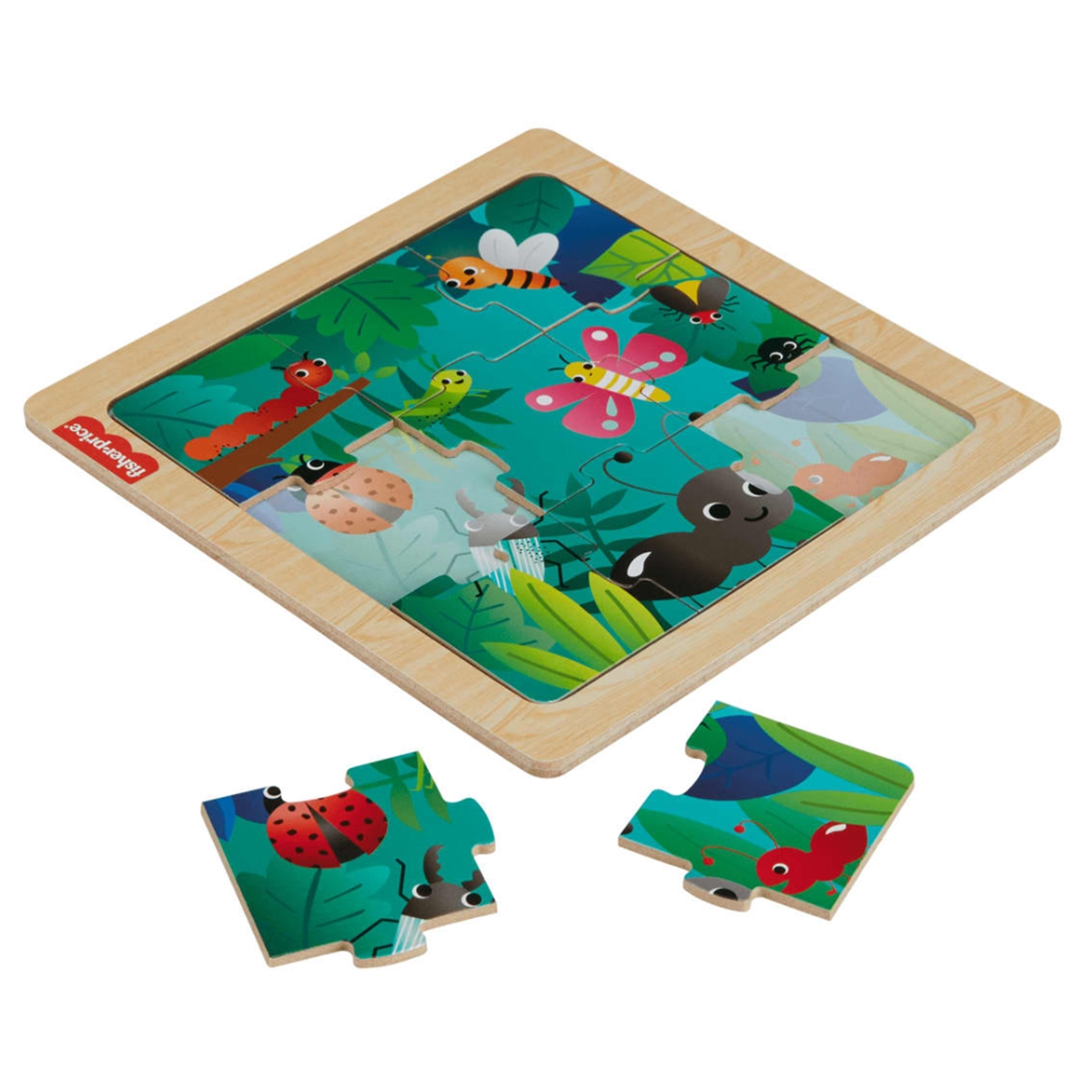 فيشر برايس أحجية تركيب خشبية متنوعة للجنسين، 3-4 سنوات