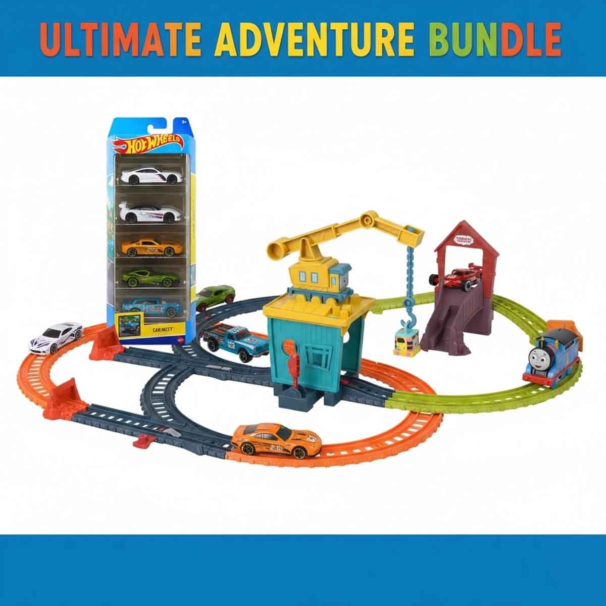 فيشر برايس مجموعة قطار فيكس إم أب فريندز مع سيارة هوت ويلز، للجنسين، 3-4 سنوات