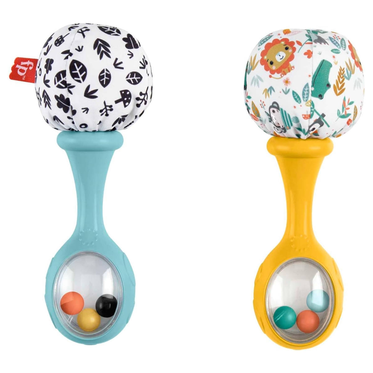 فيشر برايس مجموعة خشخيشة ماراكاس للأطفال، 0-2 سنوات، عدد 2