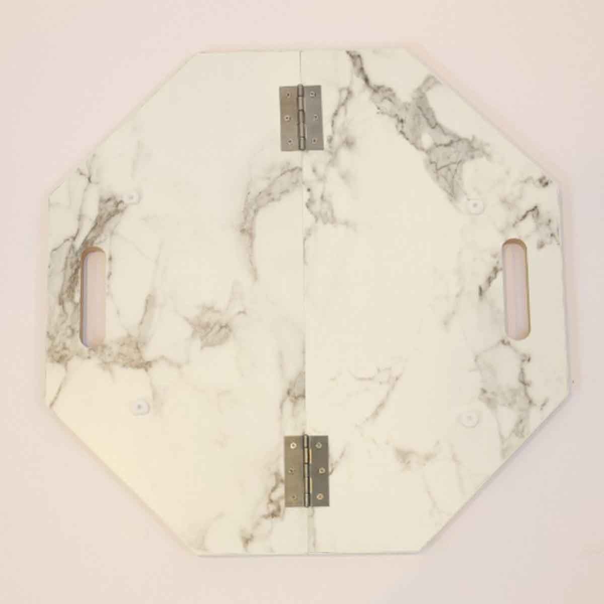 فور أند بلس مجموعة لعبة جاكارو لوحية قابلة للطي بنقشة رخامية، للجنسين، 4 لاعبين