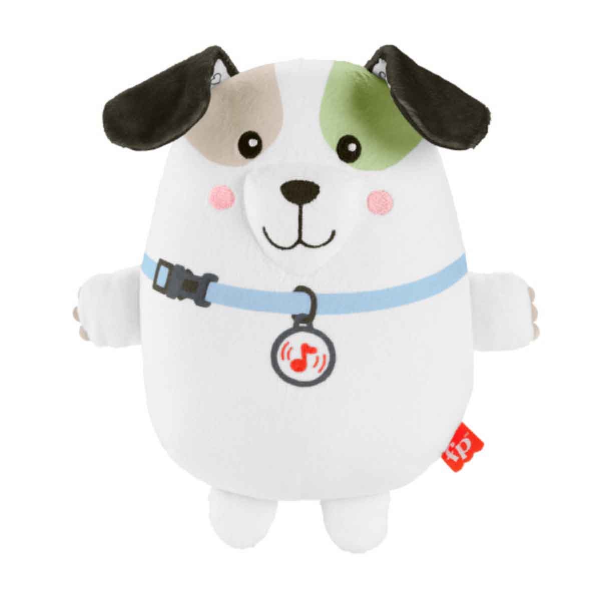 فيشر برايس لعبة محشوة جرو مهدئ بإيقاعات مريحة للأطفال، 0-2 سنوات