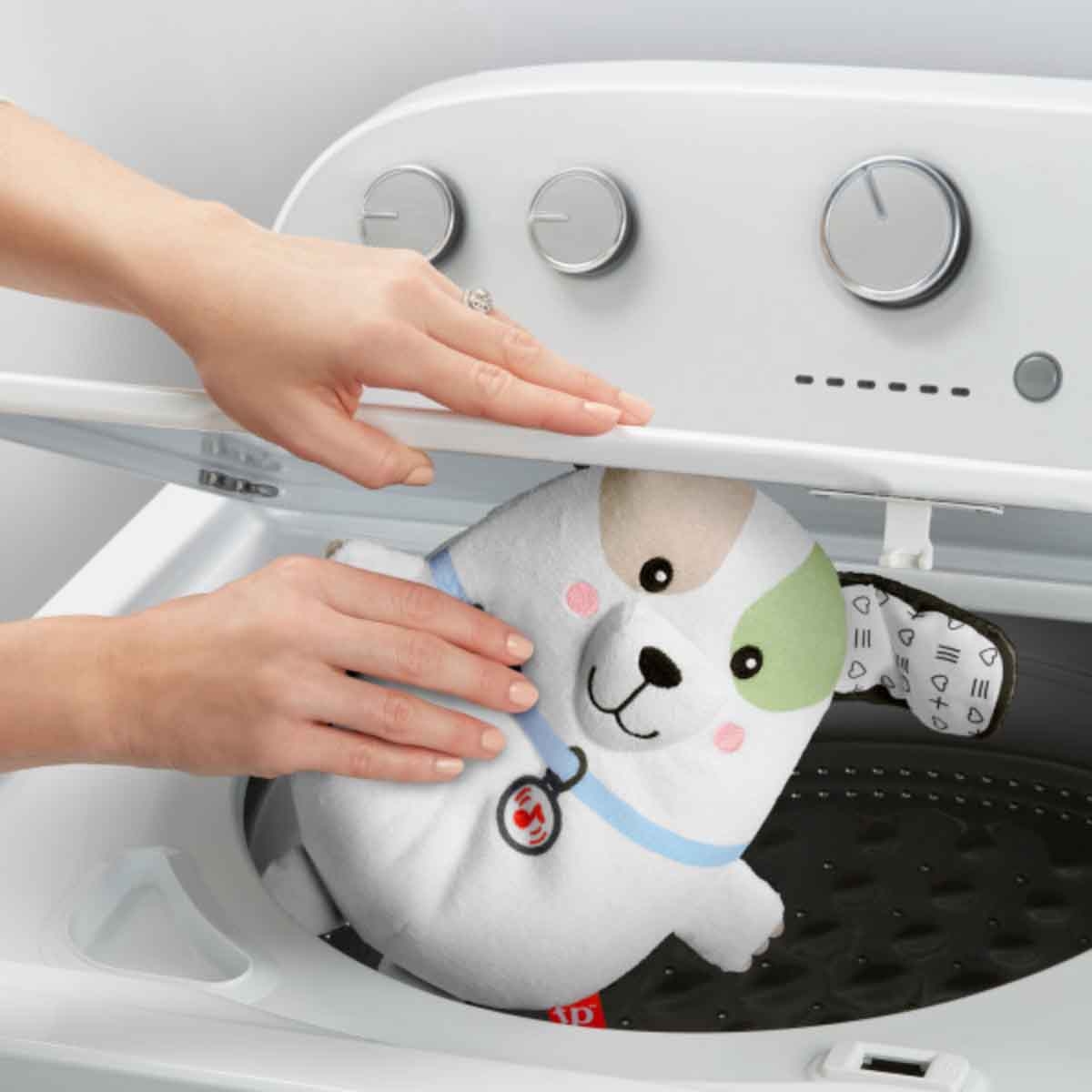 فيشر برايس لعبة محشوة جرو مهدئ بإيقاعات مريحة للأطفال، 0-2 سنوات