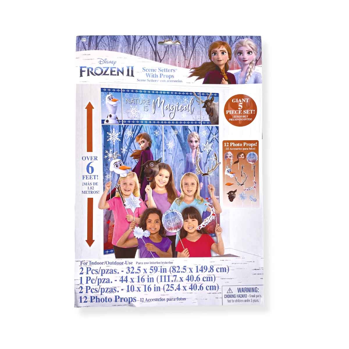 ديزني فروزن 2 مجموعة خلفية مشهد مع إكسسوارات