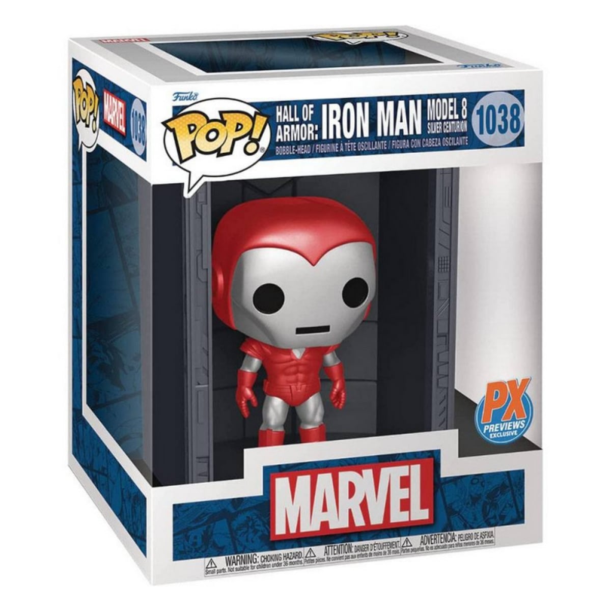 Funko POP! 4″ Marvel Hall of Armor: Iron Man Bobblehead (Exclusive) Unisex, 3-4 Years