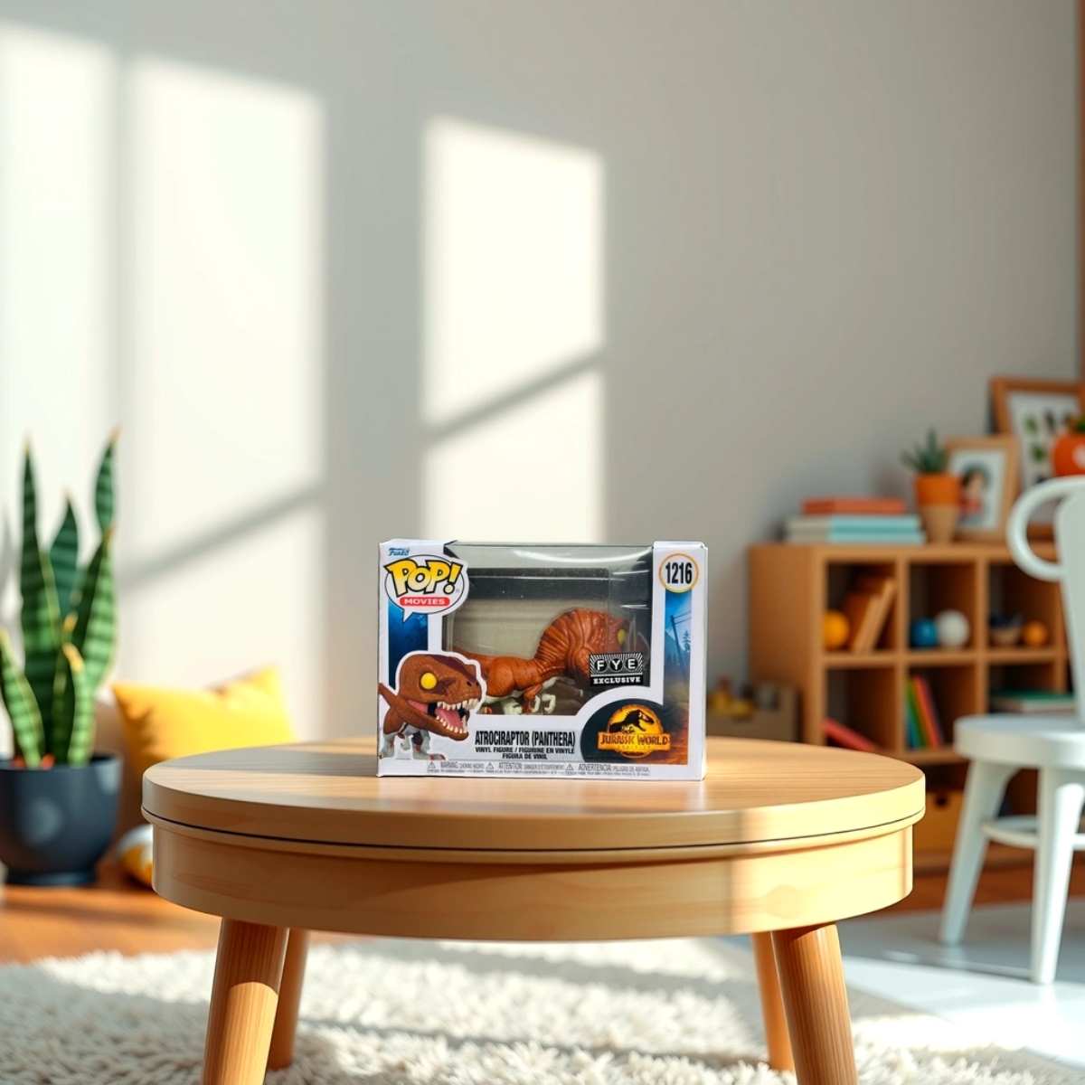 فانكو بوب! 4 إنش موفيز: جورايسك وورلد دومينيون - ألتروسيرابتور (بانثيرا) إصدار حصري مجسم برأس هزاز للجنسين، 3-4 سنوات