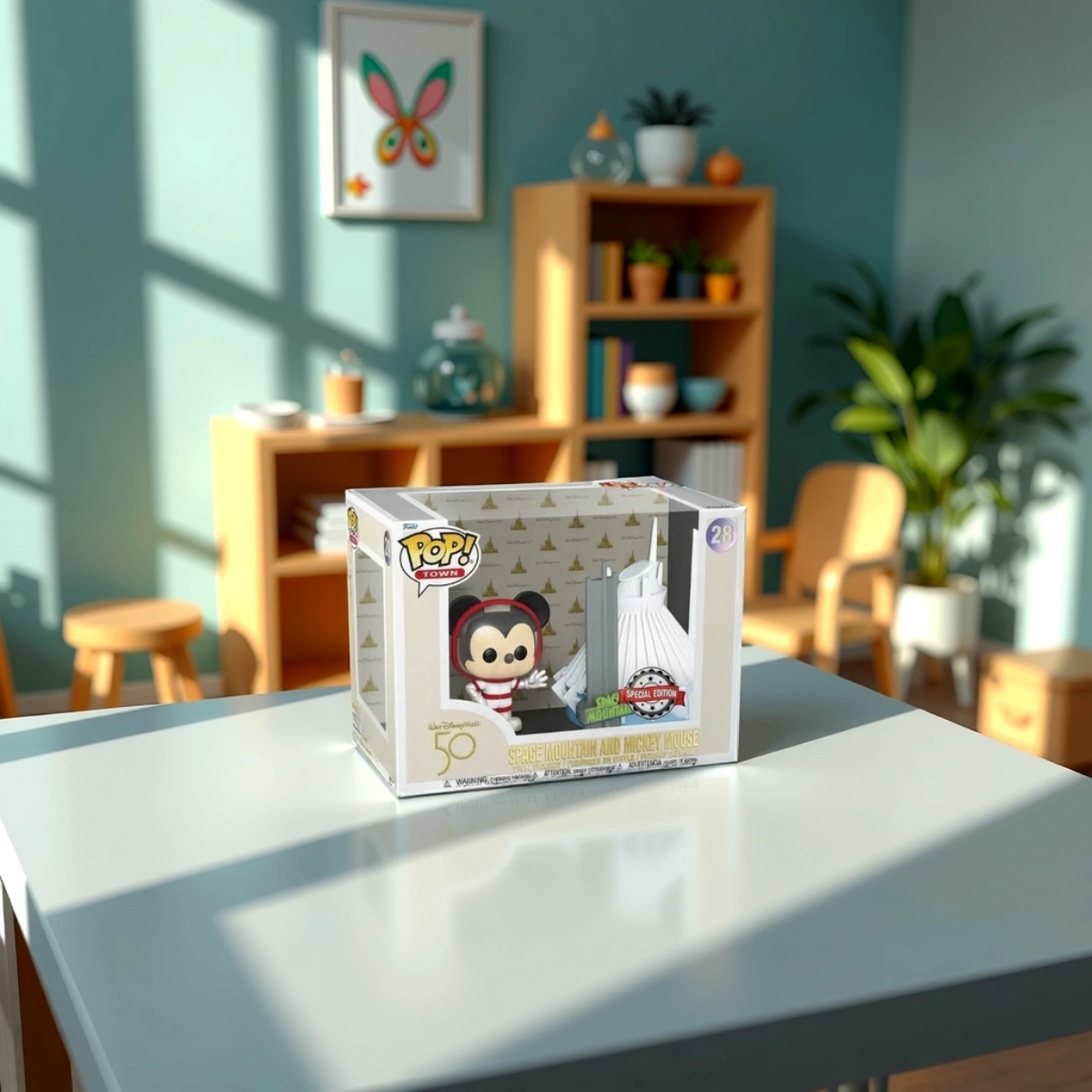 فانكو بوب! 4 إنش سبيس ماونتن وميكي ماوس مجسم برأس هزاز (إصدار حصري) للجنسين، 3-4 سنوات