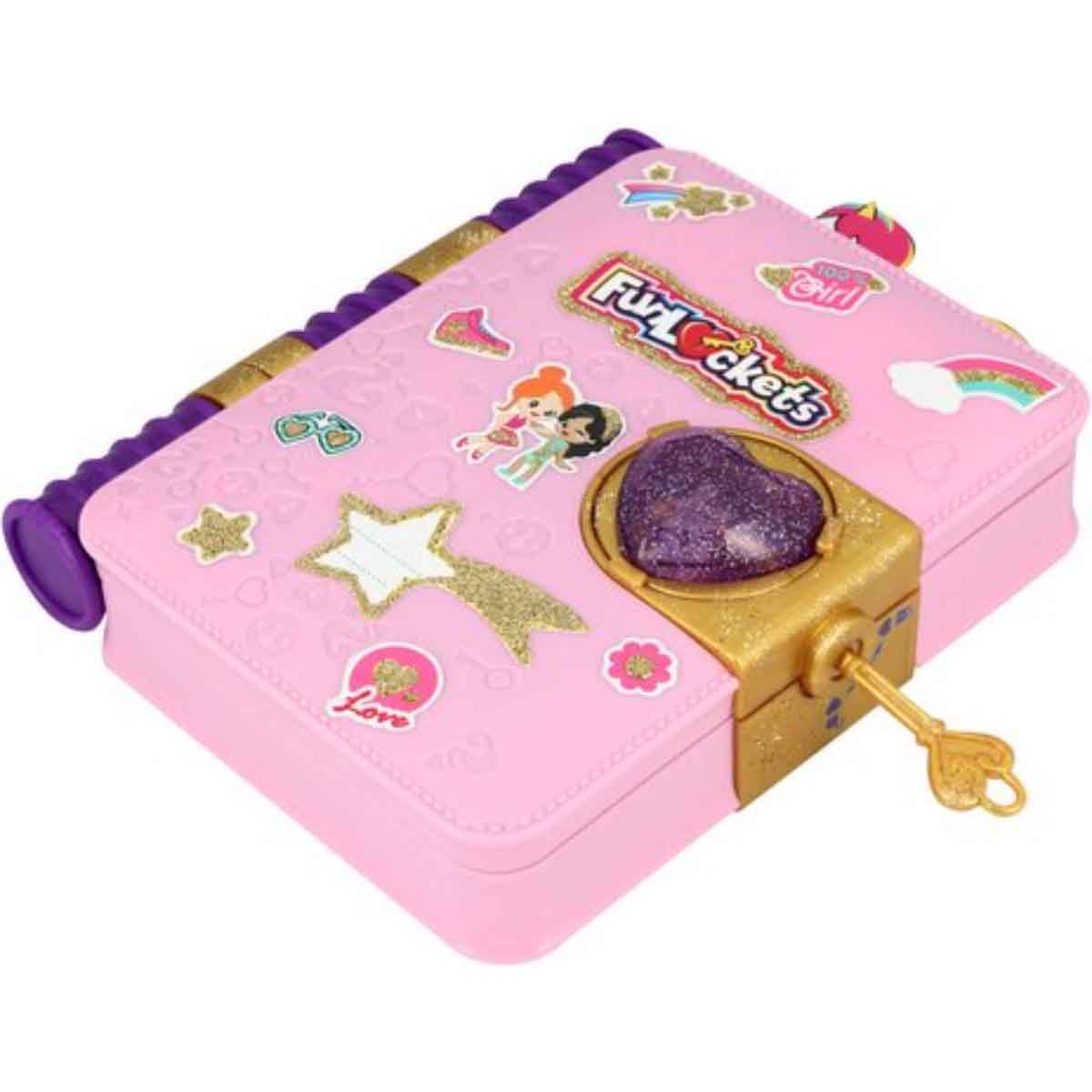 فن لوكيتس مفكرة سرية إصدار لامع للفتيات عمر 5-7 سنوات