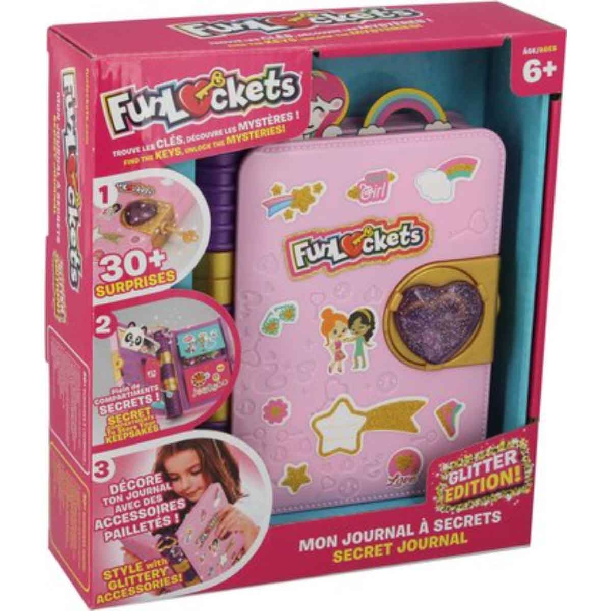 فن لوكيتس مفكرة سرية إصدار لامع للفتيات عمر 5-7 سنوات