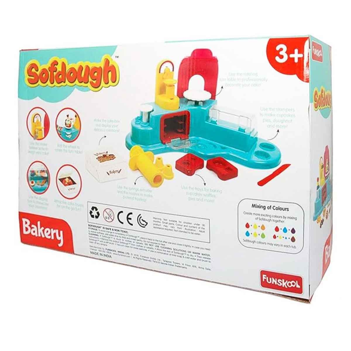 فن سكول مجموعة عجين المخبز للأولاد والبنات عمر 3-4 سنوات