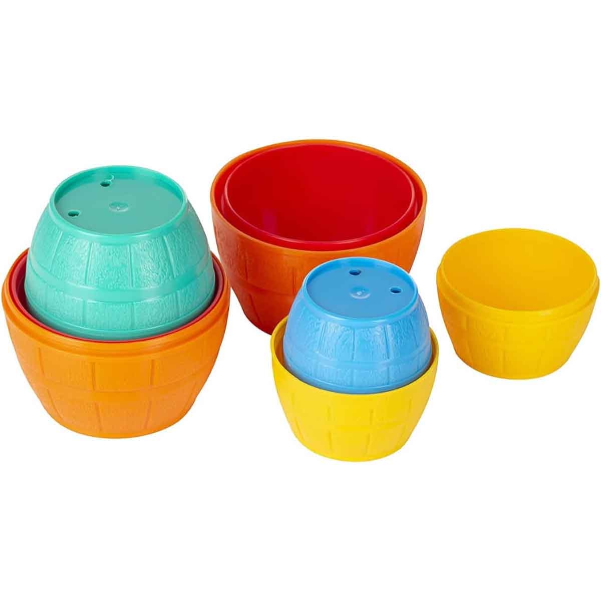 فن سكول جيجلز لعبة تكديس البراميل للرضع عمر 0-2 سنوات