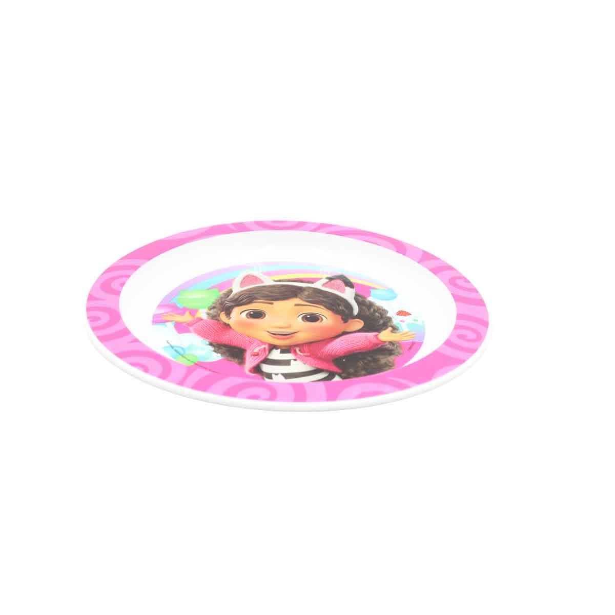 جابيز دولهاوس طقم إفطار أطفال من 3 قطع آمن للاستخدام في الميكروويف