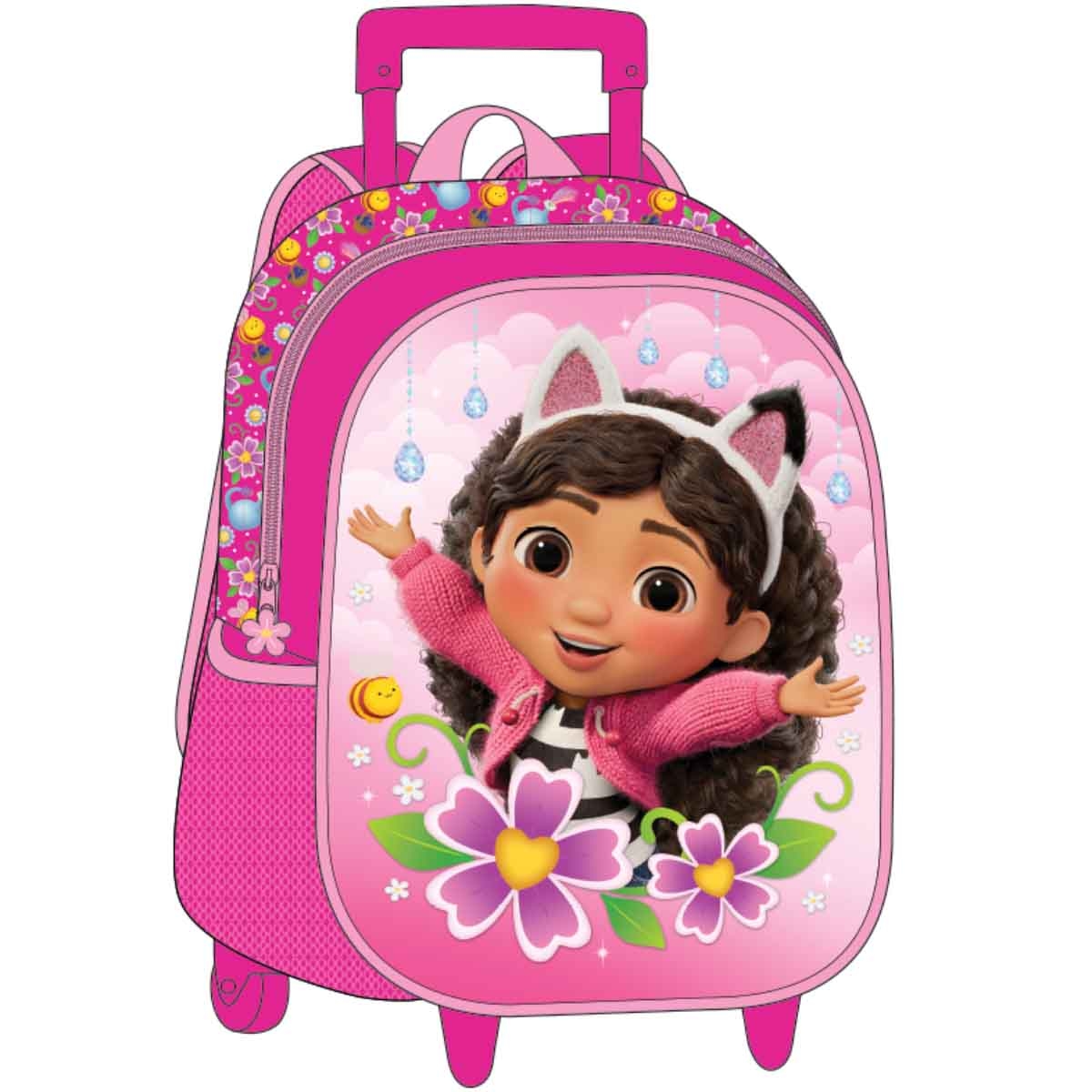 جابيز دولهاوس حقيبة ترولي أطفال متينة وخفيفة الوزن من EVA مقاس 12 انش