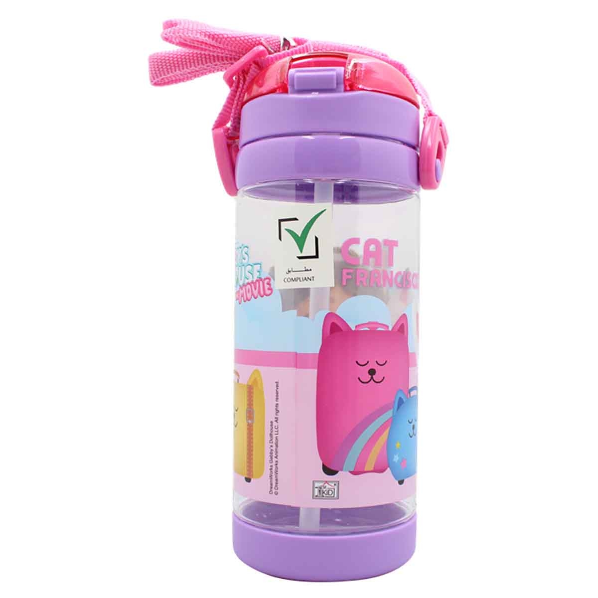 جابيز دولهاوس زجاجة ماء مربعة فاخرة مضادة للتسرب سعة 500 مل