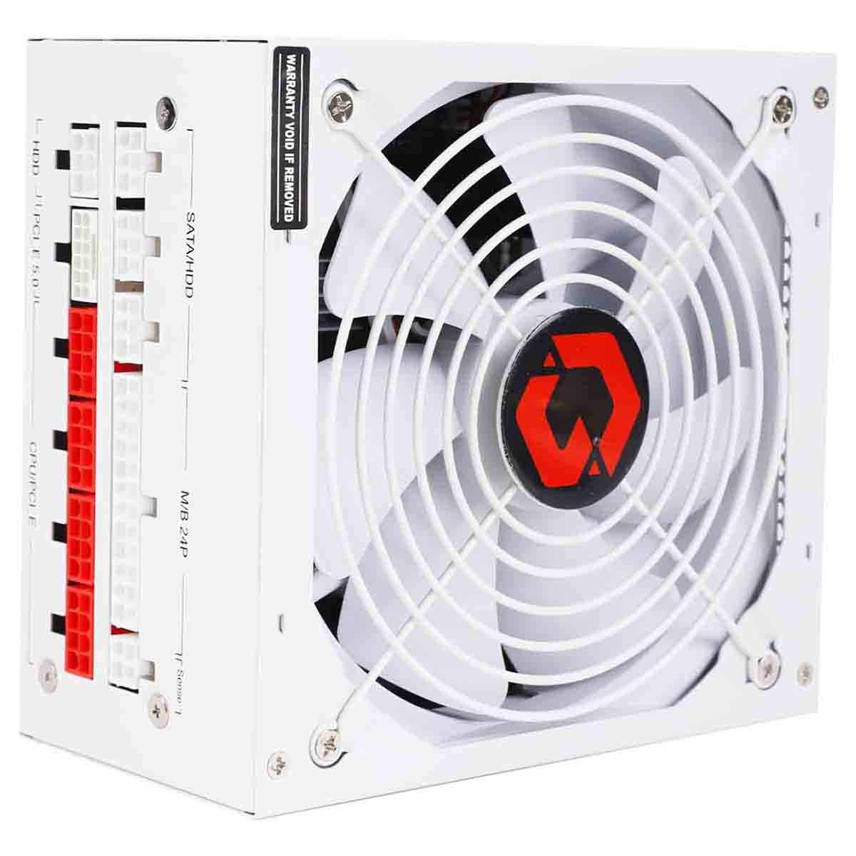 جيم أون مزود طاقة للألعاب SPY2 بقدرة 1000 واط بمعيار 80 Plus Gold باللون الأبيض