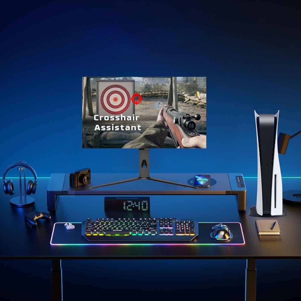 جيم أون شاشة ألعاب OLED 4K UHD بحجم 32" 480Hz IPS سلسلة Signature X Dual Switch سوداء موديل GO32OLED4K