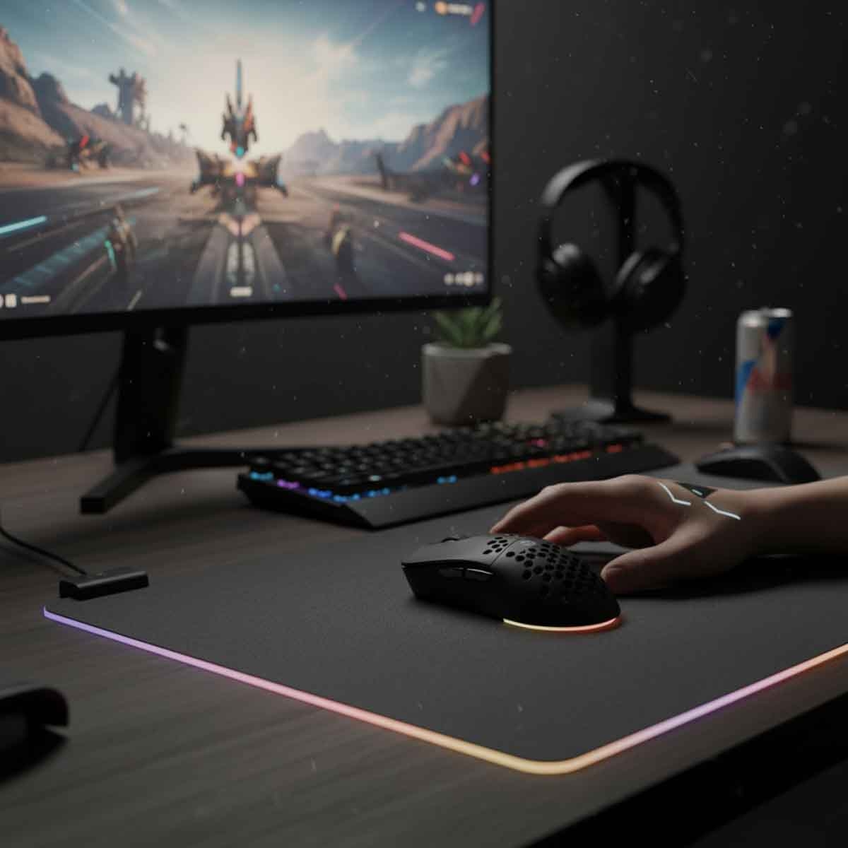 جامرتك ماوس ألعاب لاسلكي بلاك أونيكس أسود