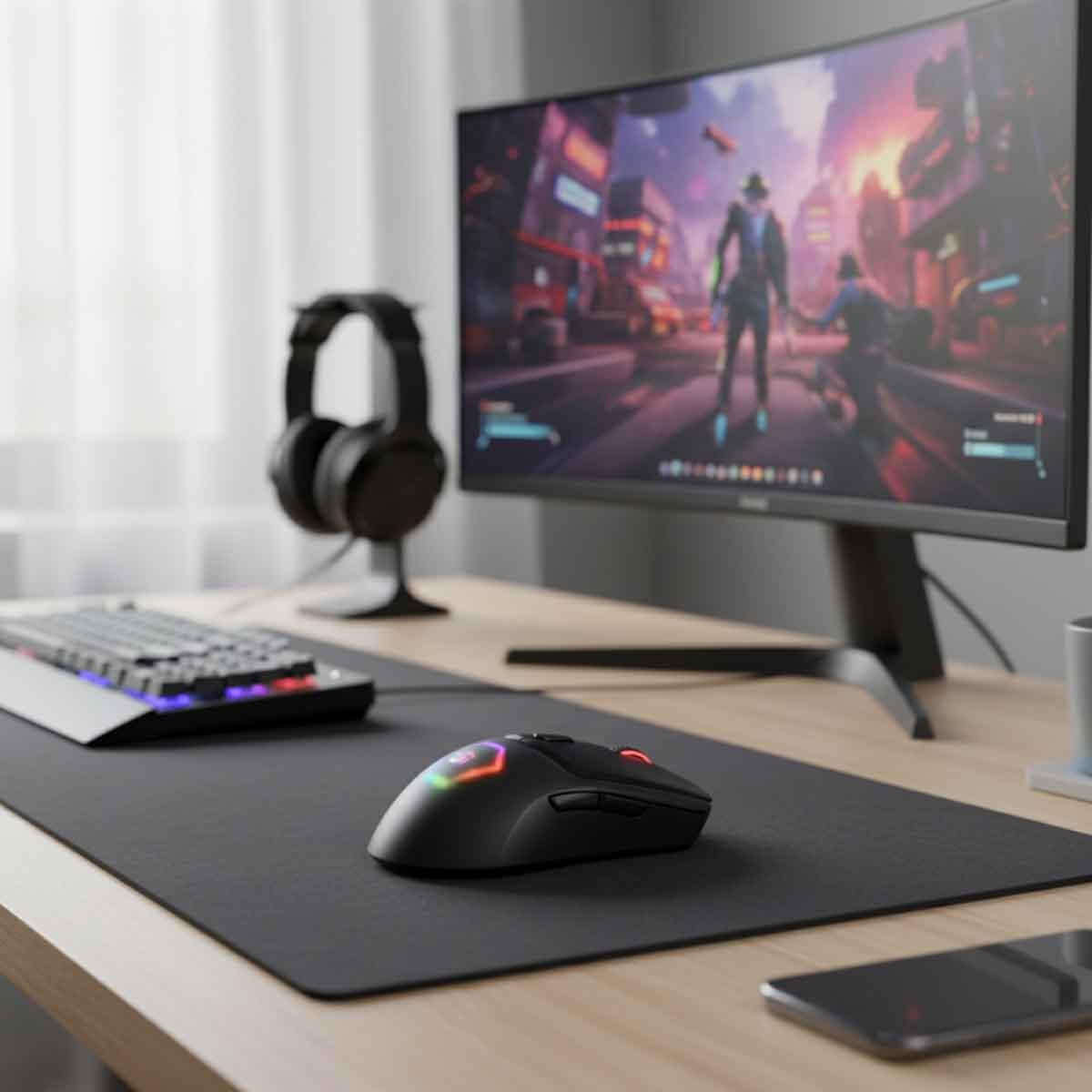 جامرتك ماوس ألعاب بلاك سلايت أسود