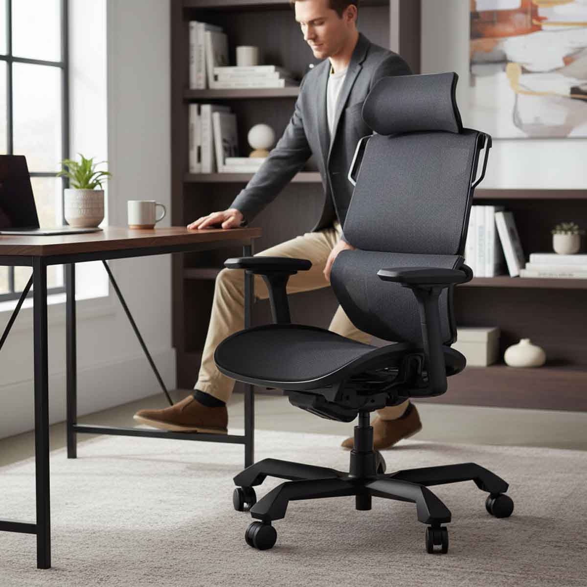 جامرتك أسود كرسي ألعاب إيليت كوماندور