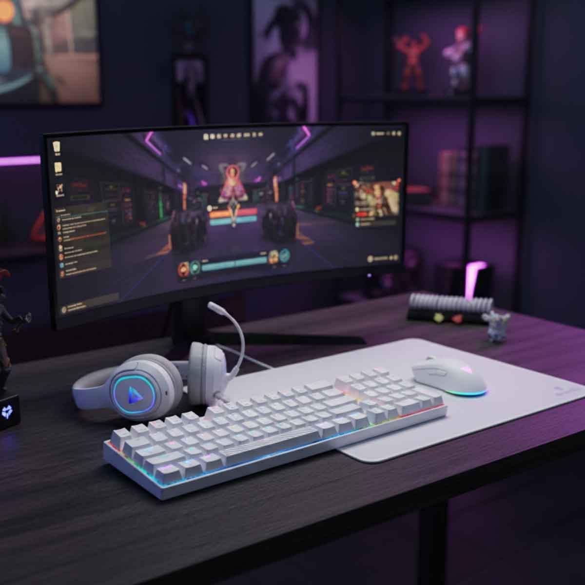 جامرتك مجموعة ألعاب باور باك V2 4-في-1 أبيض