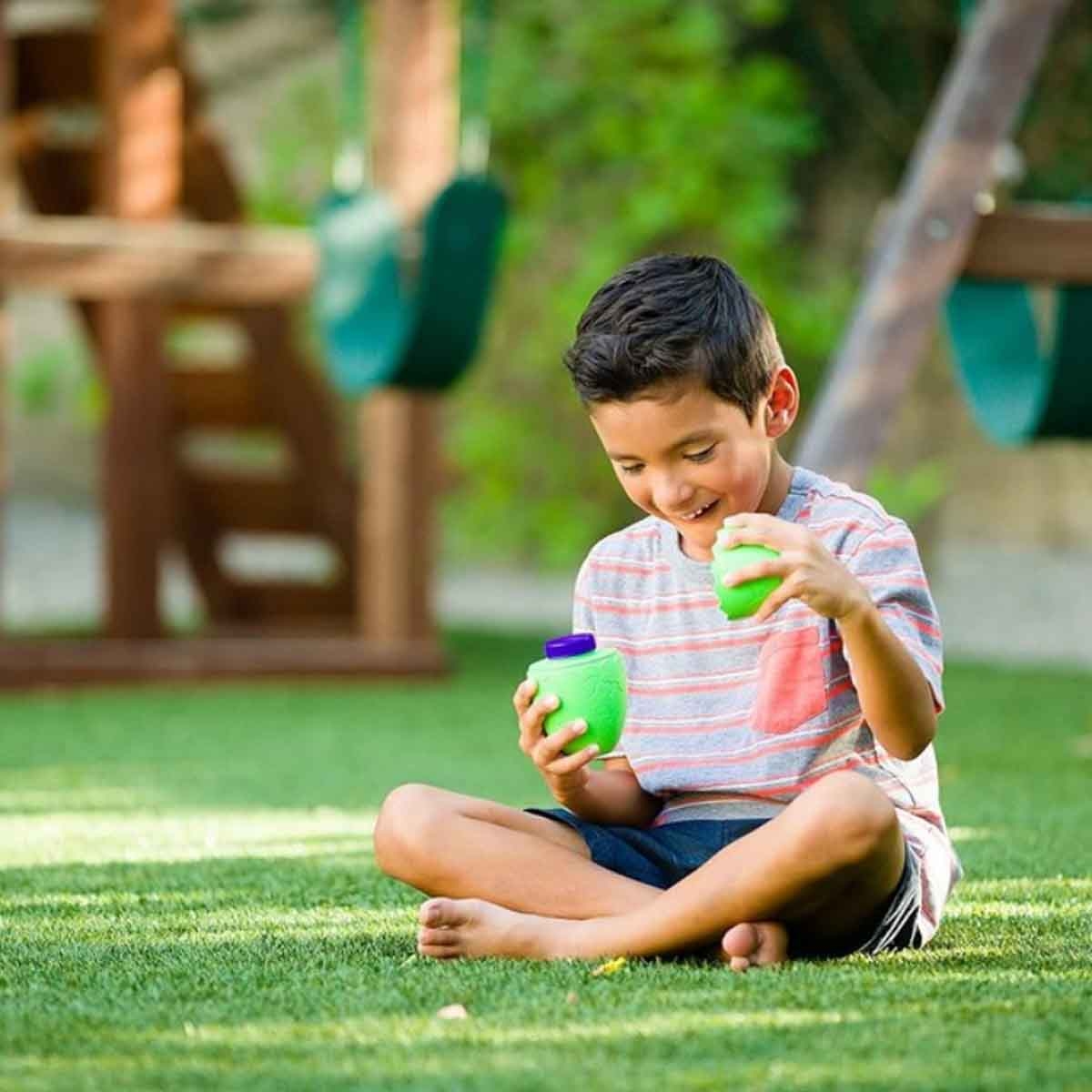 جازيلين دينو بابلز بيضة فقاعات للجنسين، 3-4 سنوات