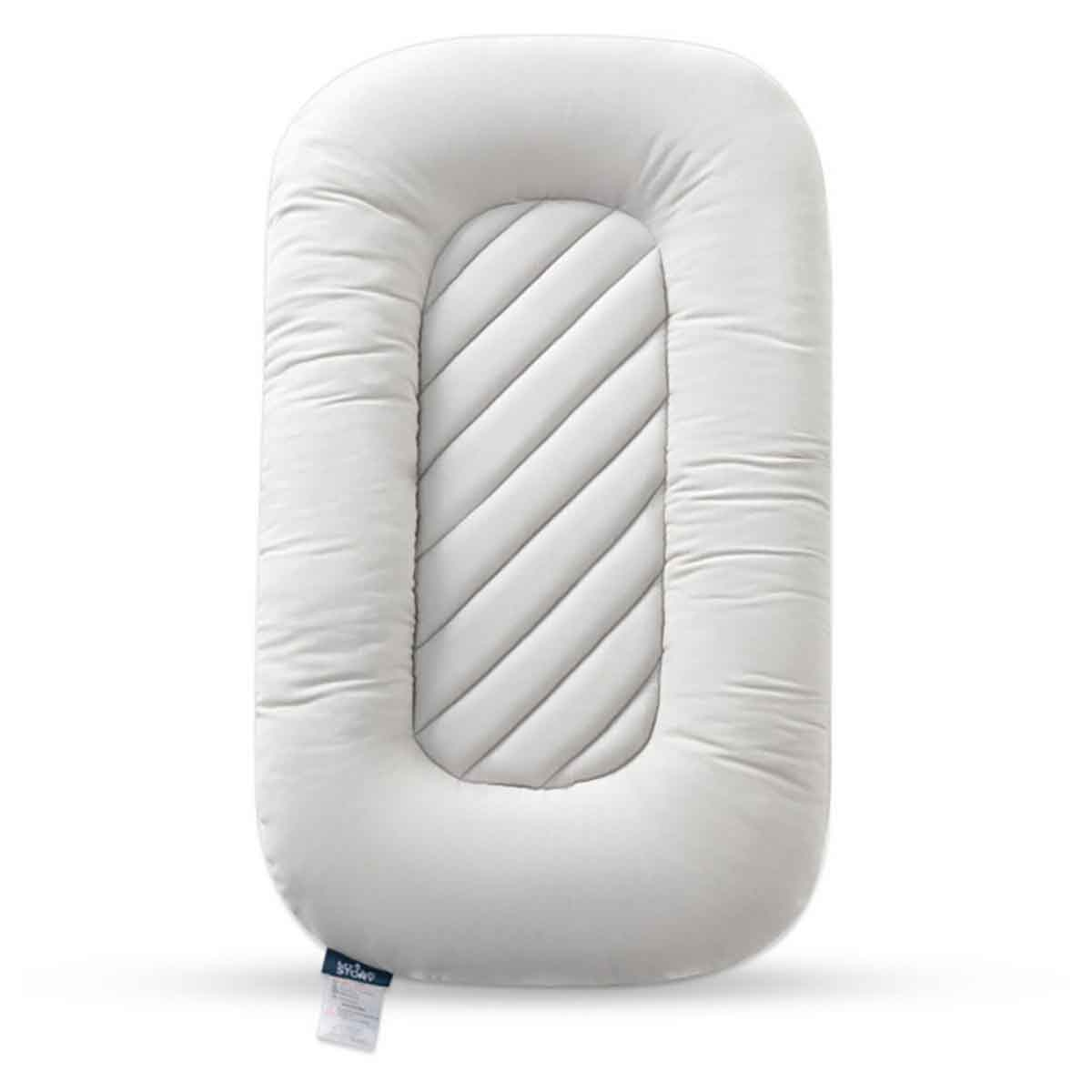 ليتل ستوري سرير نوم محمول للأطفال باللون الرمادي