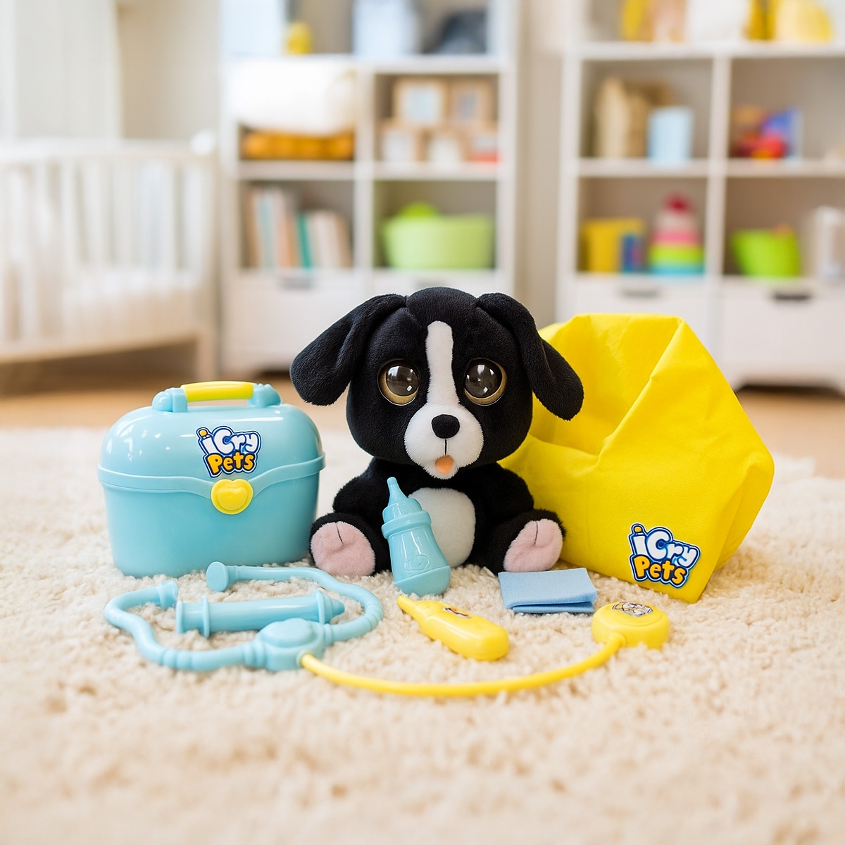 جيوكي بريشيوزي مجموعة ديلوكس للطبيب البيطري كراي بيتس للجنسين، 3-4 سنوات