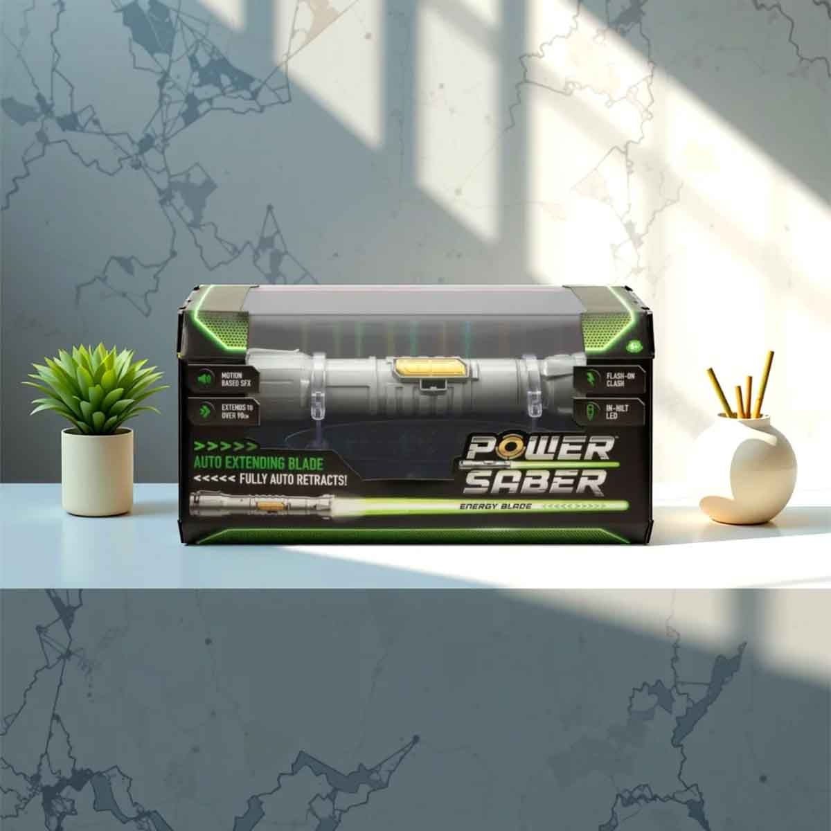 جولياث سيف ضوئي أخضر بطول 35.4 إنش للعب الأدوار، للجنسين، من عمر 13 سنة فأكثر