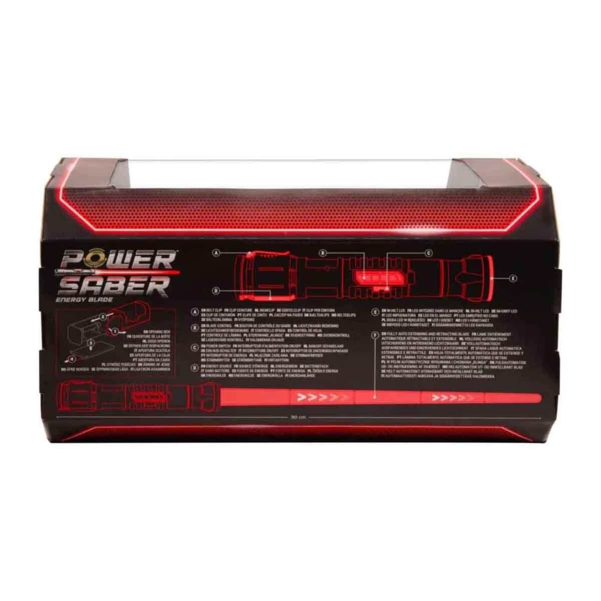 جولياث سيف ضوئي أحمر بطول 35.4 إنش للعب الأدوار، للجنسين، من عمر 13 سنة فأكثر