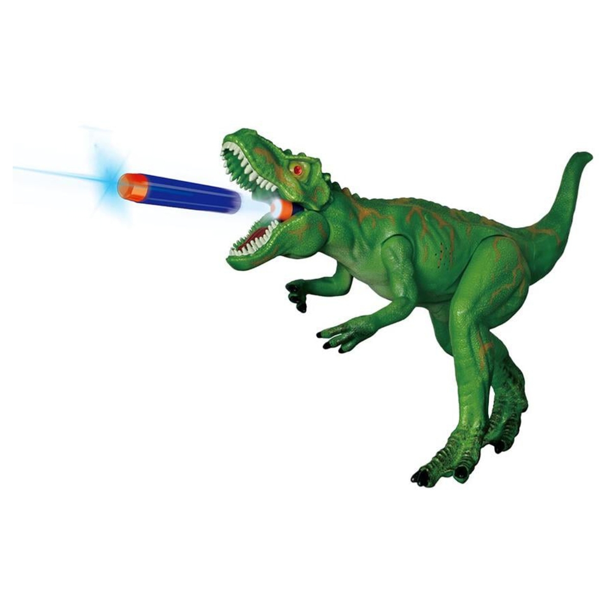 هابنس إكسبرس دمية ديناصور أخضر مع قاذف إسفنجي، للأولاد، من عمر 8 إلى 10 سنوات