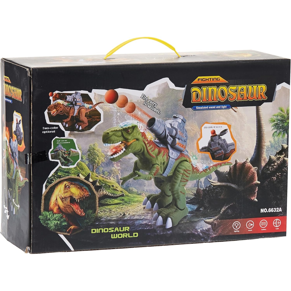 هابنس إكسبرس دمية ديناصور لإطلاق النار على الهدف، للأولاد، من عمر 3 إلى 4 سنوات