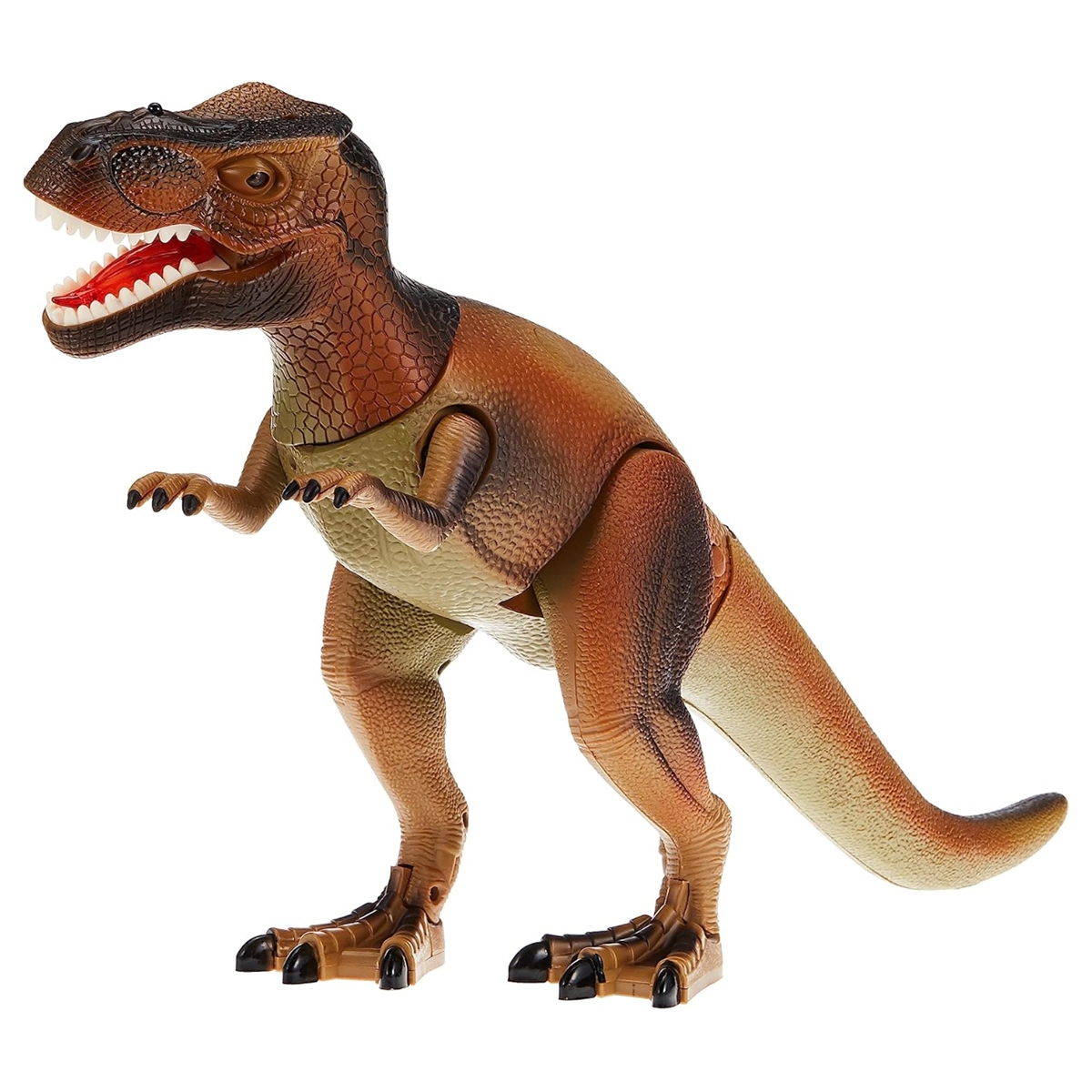 هابنس إكسبرس دمية ديناصور بني ينفث البخار، للأولاد، من عمر 3 إلى 4 سنوات