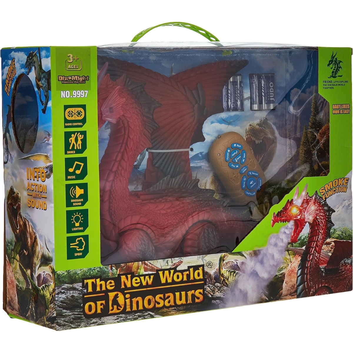 هابنس إكسبرس دمية تنين ينفث البخار، للأولاد، من عمر 3 إلى 4 سنوات