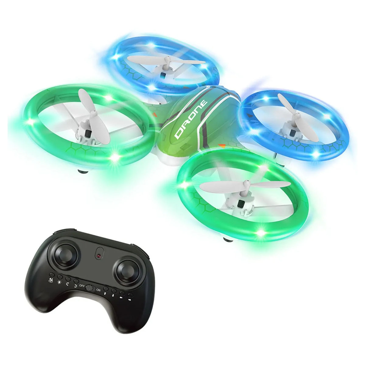 هيليكماكس - طائرة بدون طيار 2.4GHz بشكل حرباء للجنسين، 13 سنة فما فوق