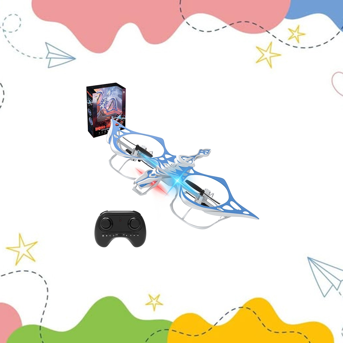 هيليكماكس - طائرة بدون طيار بتصميم التنين للجنسين، 13 سنة فما فوق