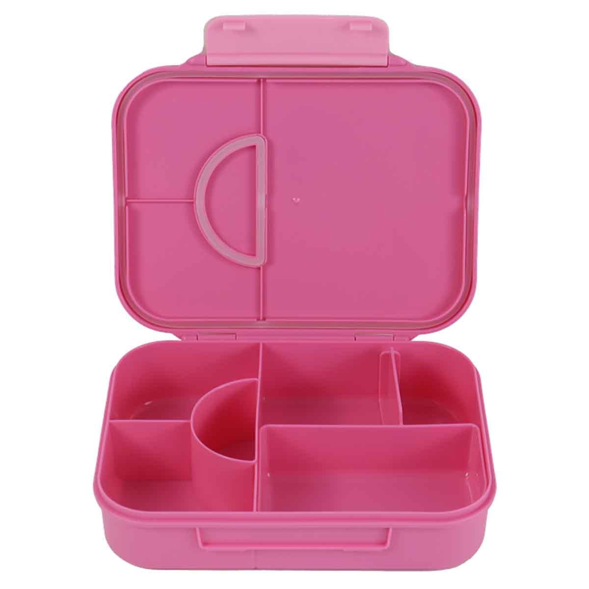 هيلو كيتي صندوق غداء بنتو خالٍ من BPA سعة 1100 مل مع 6 أقسام