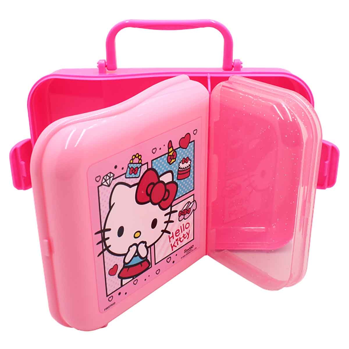 هيلو كيتي صندوق غداء سانريو صغير بقطعتين