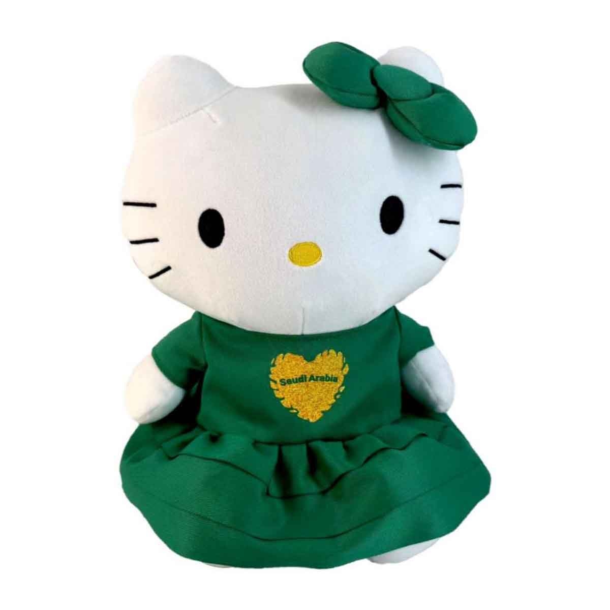 هالو كيتي دمية محشوة 12 إنش لليوم الوطني السعودي للجنسين، 3-4 سنوات