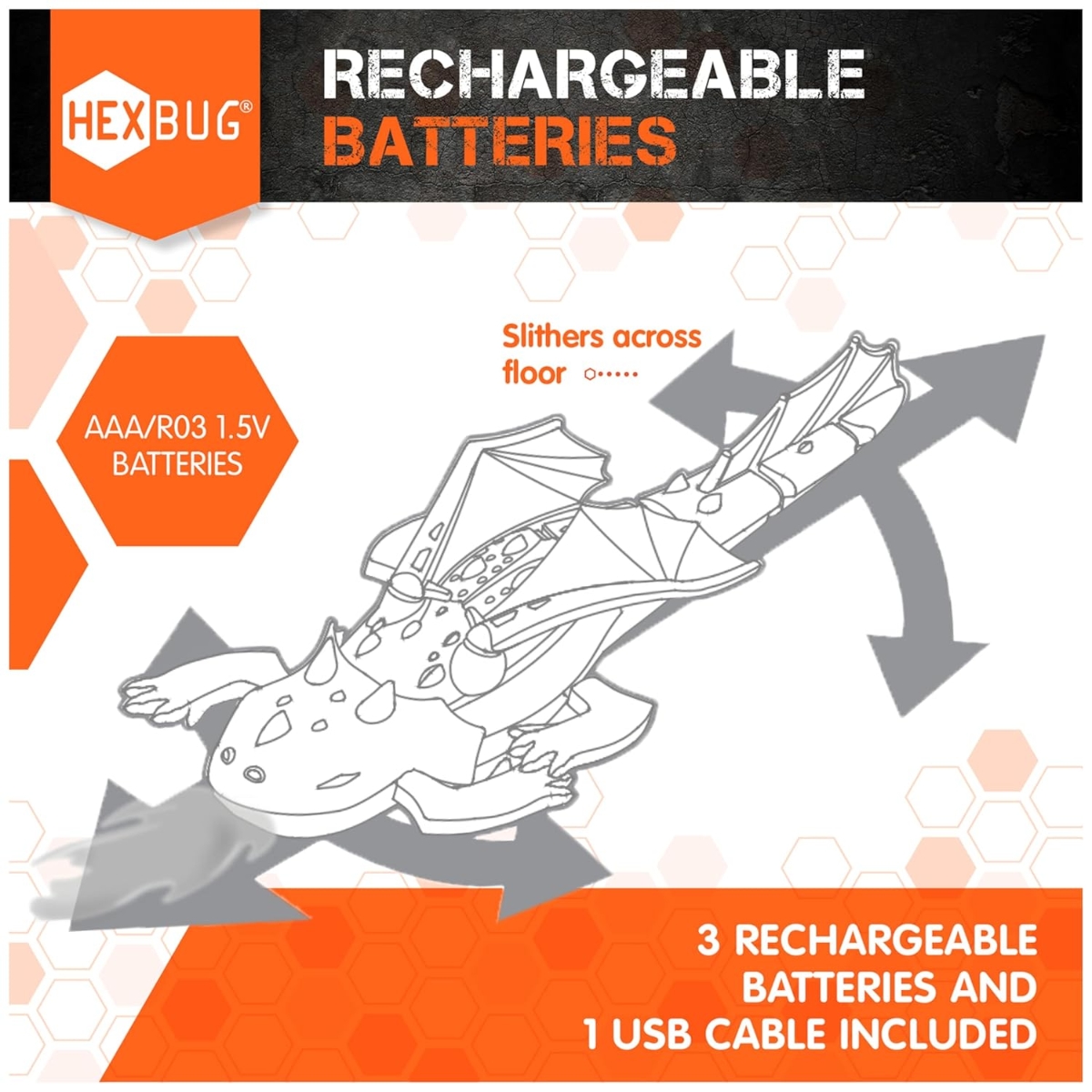 هيكس بوتس تنين آلي بتحكم عن بعد متنوع للجنسين، 5-7 سنوات