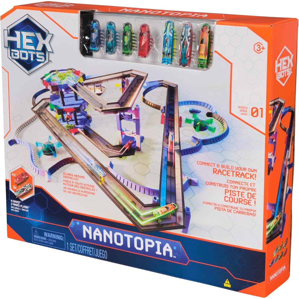 هيكس بوتس مجموعة لعب مضمار نانوتوبيا للجنسين، 3-4 سنوات