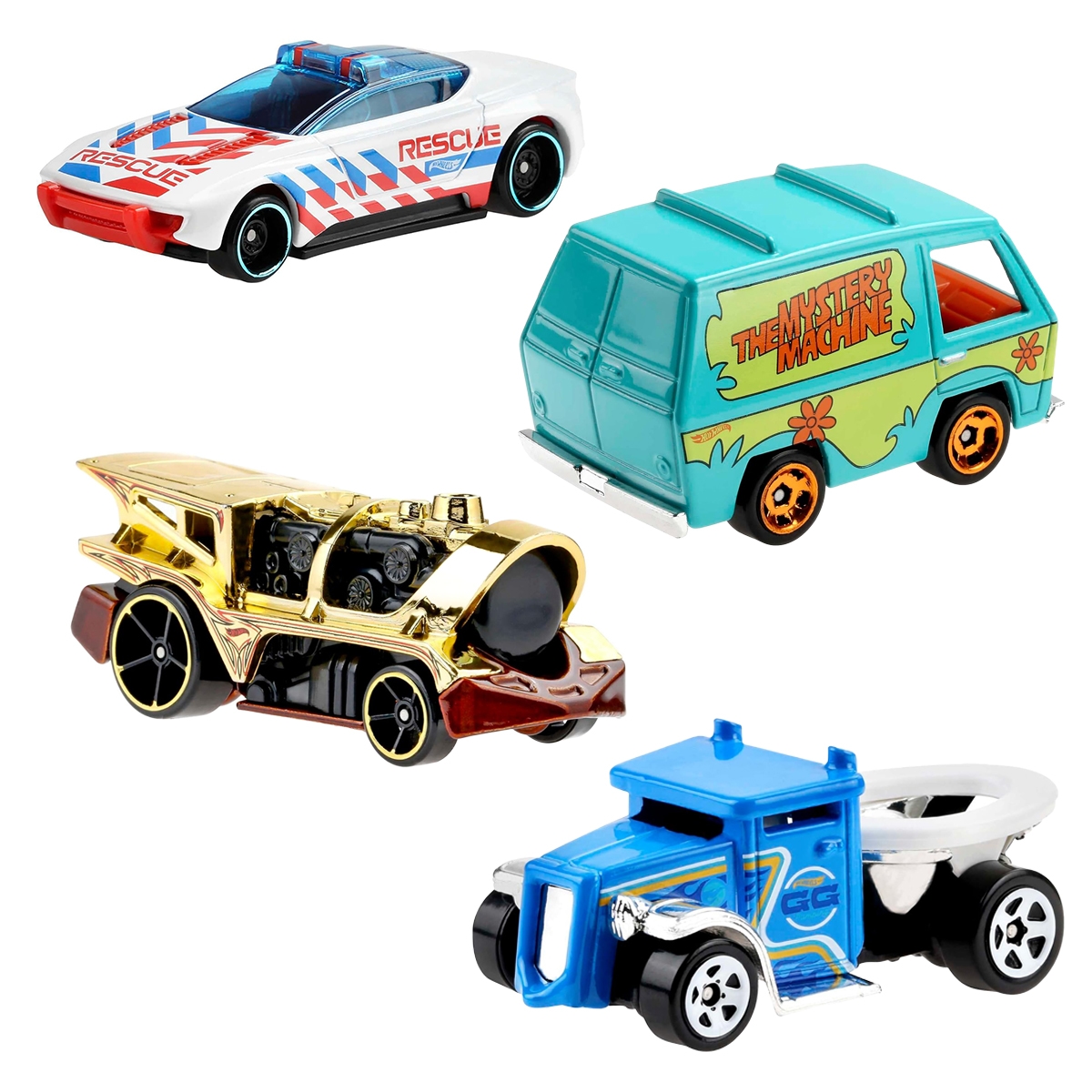 هوت ويلز سيارة أساسية متنوعة للجنسين، 3-4 سنوات